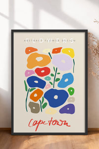 HOMEPACK Ahşap Çerçeveli Tablo Çerçeveli Poster Sanatsal Modern Duvar Dekoru ABSTRACT-79