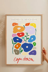 HOMEPACK Ahşap Çerçeveli Tablo Çerçeveli Poster Sanatsal Modern Duvar Dekoru ABSTRACT-79