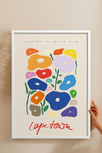 HOMEPACK Ahşap Çerçeveli Tablo Çerçeveli Poster Sanatsal Modern Duvar Dekoru ABSTRACT-79