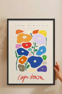 HOMEPACK Ahşap Çerçeveli Tablo Çerçeveli Poster Sanatsal Modern Duvar Dekoru ABSTRACT-79