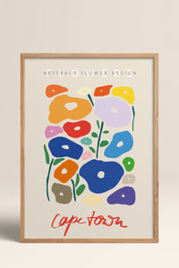 HOMEPACK Ahşap Çerçeveli Tablo Çerçeveli Poster Sanatsal Modern Duvar Dekoru ABSTRACT-79