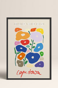 HOMEPACK Ahşap Çerçeveli Tablo Çerçeveli Poster Sanatsal Modern Duvar Dekoru ABSTRACT-79