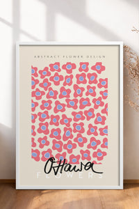 HOMEPACK Ahşap Çerçeveli Tablo Çerçeveli Poster Sanatsal Modern Duvar Dekoru ABSTRACT-81