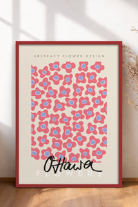 HOMEPACK Ahşap Çerçeveli Tablo Çerçeveli Poster Sanatsal Modern Duvar Dekoru ABSTRACT-81