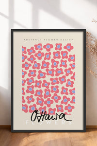 HOMEPACK Ahşap Çerçeveli Tablo Çerçeveli Poster Sanatsal Modern Duvar Dekoru ABSTRACT-81