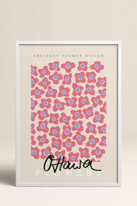 HOMEPACK Ahşap Çerçeveli Tablo Çerçeveli Poster Sanatsal Modern Duvar Dekoru ABSTRACT-81