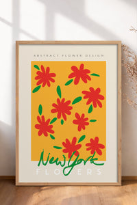 HOMEPACK Ahşap Çerçeveli Tablo Çerçeveli Poster Sanatsal Modern Duvar Dekoru ABSTRACT-82
