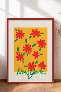 HOMEPACK Ahşap Çerçeveli Tablo Çerçeveli Poster Sanatsal Modern Duvar Dekoru ABSTRACT-82