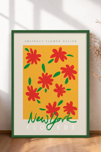 HOMEPACK Ahşap Çerçeveli Tablo Çerçeveli Poster Sanatsal Modern Duvar Dekoru ABSTRACT-82