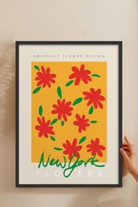 HOMEPACK Ahşap Çerçeveli Tablo Çerçeveli Poster Sanatsal Modern Duvar Dekoru ABSTRACT-82