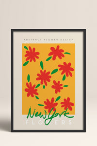 HOMEPACK Ahşap Çerçeveli Tablo Çerçeveli Poster Sanatsal Modern Duvar Dekoru ABSTRACT-82
