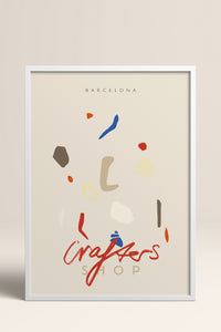 HOMEPACK Ahşap Çerçeveli Tablo Çerçeveli Poster Sanatsal Modern Duvar Dekoru ABSTRACT-85