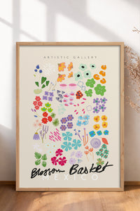 HOMEPACK Ahşap Çerçeveli Tablo Çerçeveli Poster Sanatsal Modern Duvar Dekoru ABSTRACT-86