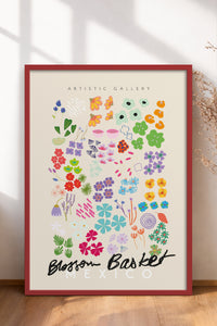 HOMEPACK Ahşap Çerçeveli Tablo Çerçeveli Poster Sanatsal Modern Duvar Dekoru ABSTRACT-86