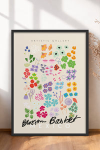 HOMEPACK Ahşap Çerçeveli Tablo Çerçeveli Poster Sanatsal Modern Duvar Dekoru ABSTRACT-86