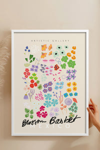 HOMEPACK Ahşap Çerçeveli Tablo Çerçeveli Poster Sanatsal Modern Duvar Dekoru ABSTRACT-86