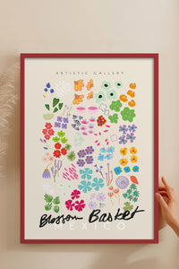 HOMEPACK Ahşap Çerçeveli Tablo Çerçeveli Poster Sanatsal Modern Duvar Dekoru ABSTRACT-86