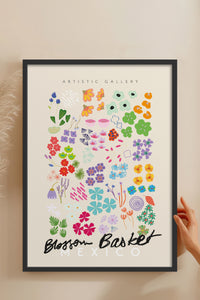 HOMEPACK Ahşap Çerçeveli Tablo Çerçeveli Poster Sanatsal Modern Duvar Dekoru ABSTRACT-86
