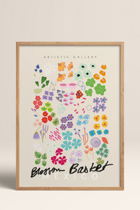 HOMEPACK Ahşap Çerçeveli Tablo Çerçeveli Poster Sanatsal Modern Duvar Dekoru ABSTRACT-86