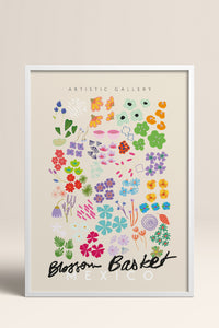 HOMEPACK Ahşap Çerçeveli Tablo Çerçeveli Poster Sanatsal Modern Duvar Dekoru ABSTRACT-86