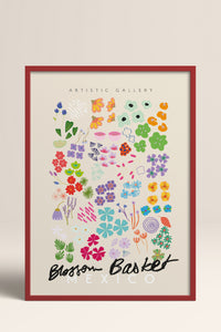 HOMEPACK Ahşap Çerçeveli Tablo Çerçeveli Poster Sanatsal Modern Duvar Dekoru ABSTRACT-86
