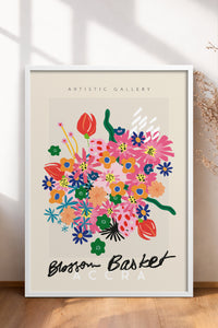 HOMEPACK Ahşap Çerçeveli Tablo Çerçeveli Poster Sanatsal Modern Duvar Dekoru ABSTRACT-88