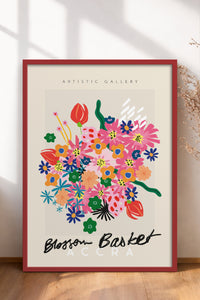 HOMEPACK Ahşap Çerçeveli Tablo Çerçeveli Poster Sanatsal Modern Duvar Dekoru ABSTRACT-88