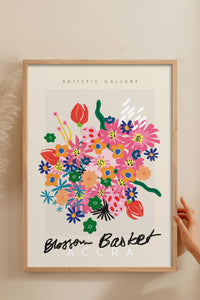 HOMEPACK Ahşap Çerçeveli Tablo Çerçeveli Poster Sanatsal Modern Duvar Dekoru ABSTRACT-88
