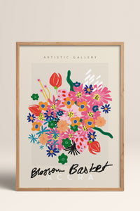 HOMEPACK Ahşap Çerçeveli Tablo Çerçeveli Poster Sanatsal Modern Duvar Dekoru ABSTRACT-88