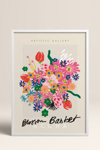 HOMEPACK Ahşap Çerçeveli Tablo Çerçeveli Poster Sanatsal Modern Duvar Dekoru ABSTRACT-88