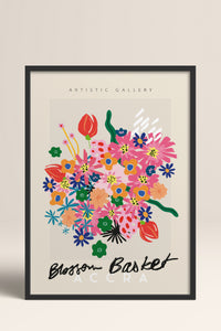 HOMEPACK Ahşap Çerçeveli Tablo Çerçeveli Poster Sanatsal Modern Duvar Dekoru ABSTRACT-88