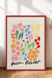 HOMEPACK Ahşap Çerçeveli Tablo Çerçeveli Poster Sanatsal Modern Duvar Dekoru ABSTRACT-89