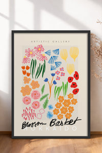 HOMEPACK Ahşap Çerçeveli Tablo Çerçeveli Poster Sanatsal Modern Duvar Dekoru ABSTRACT-89