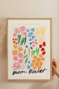 HOMEPACK Ahşap Çerçeveli Tablo Çerçeveli Poster Sanatsal Modern Duvar Dekoru ABSTRACT-89