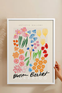 HOMEPACK Ahşap Çerçeveli Tablo Çerçeveli Poster Sanatsal Modern Duvar Dekoru ABSTRACT-89