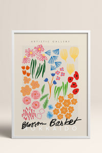 HOMEPACK Ahşap Çerçeveli Tablo Çerçeveli Poster Sanatsal Modern Duvar Dekoru ABSTRACT-89