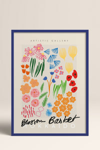 HOMEPACK Ahşap Çerçeveli Tablo Çerçeveli Poster Sanatsal Modern Duvar Dekoru ABSTRACT-89