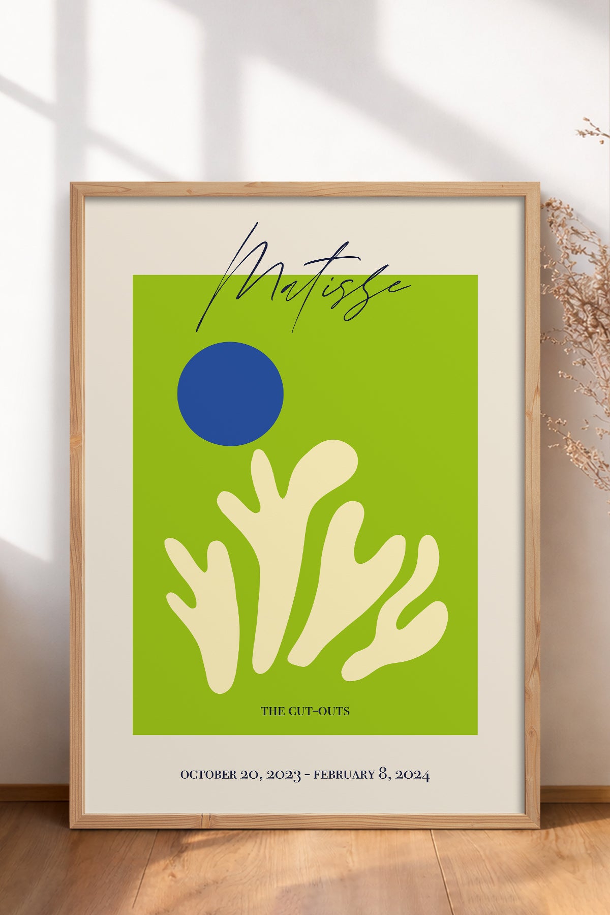 HOMEPACK Ahşap Çerçeveli Tablo Çerçeveli Poster Sanatsal Modern Duvar Dekoru ABSTRACT-92