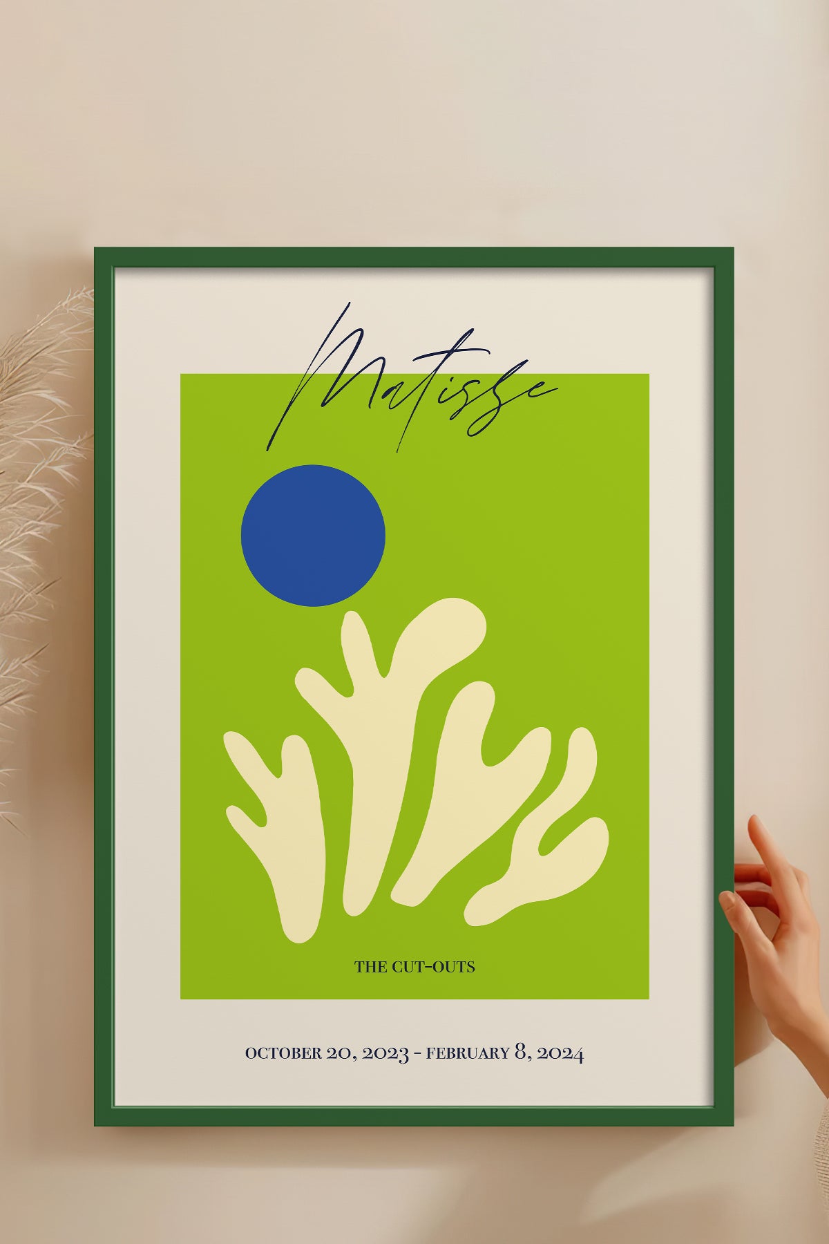 HOMEPACK Ahşap Çerçeveli Tablo Çerçeveli Poster Sanatsal Modern Duvar Dekoru ABSTRACT-92