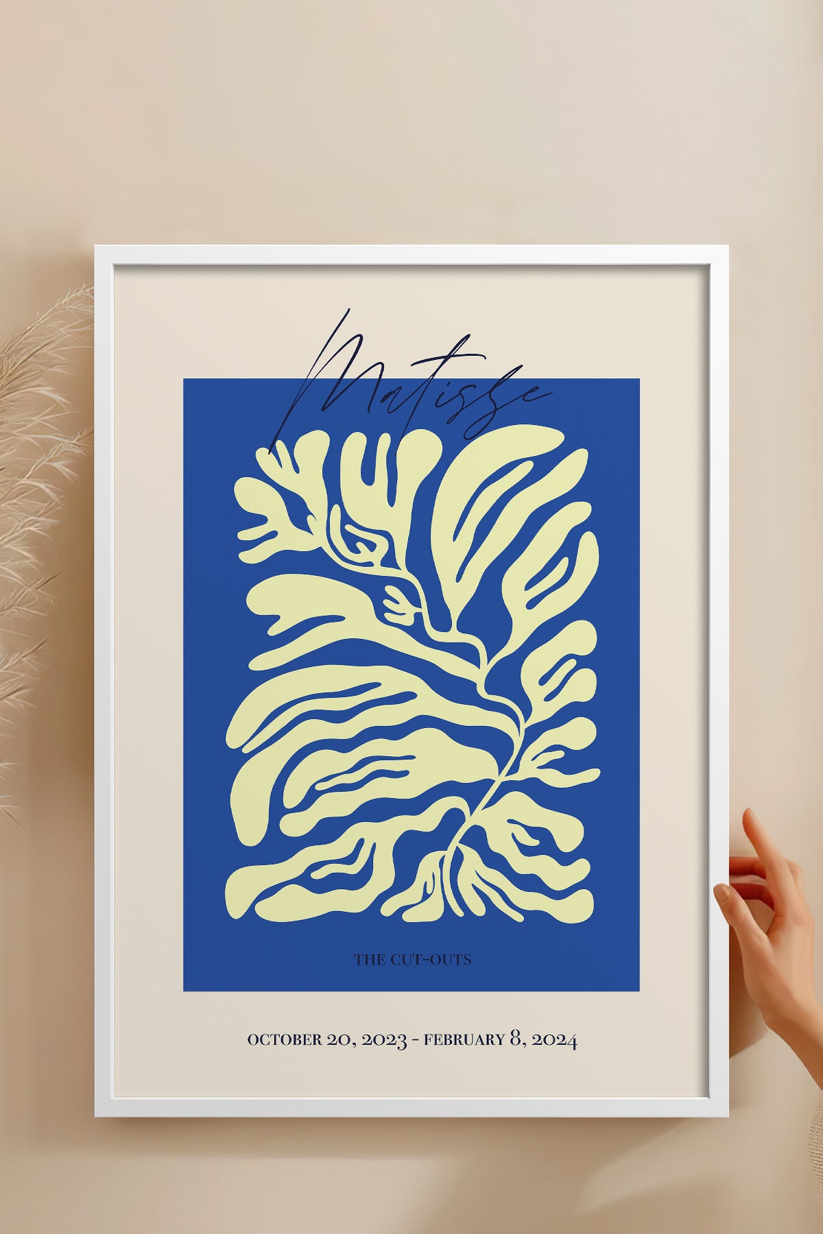 HOMEPACK Ahşap Çerçeveli Tablo Çerçeveli Poster Sanatsal Modern Duvar Dekoru ABSTRACT-93