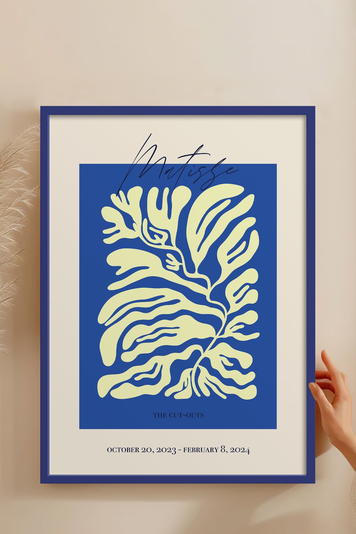 HOMEPACK Ahşap Çerçeveli Tablo Çerçeveli Poster Sanatsal Modern Duvar Dekoru ABSTRACT-93