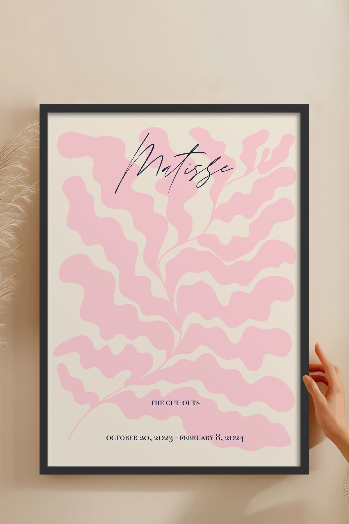 HOMEPACK Ahşap Çerçeveli Tablo Çerçeveli Poster Sanatsal Modern Duvar Dekoru ABSTRACT-95