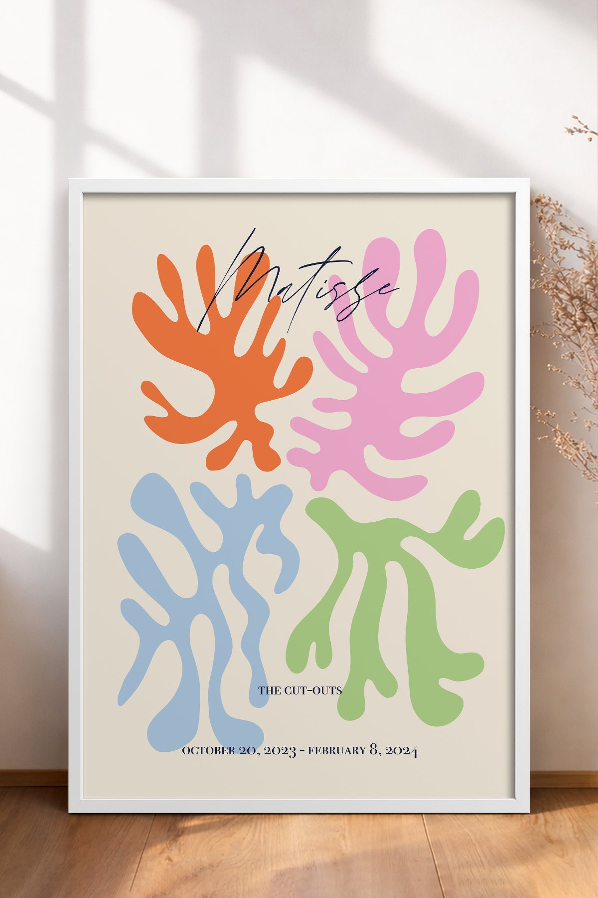 HOMEPACK Ahşap Çerçeveli Tablo Çerçeveli Poster Sanatsal Modern Duvar Dekoru ABSTRACT-97