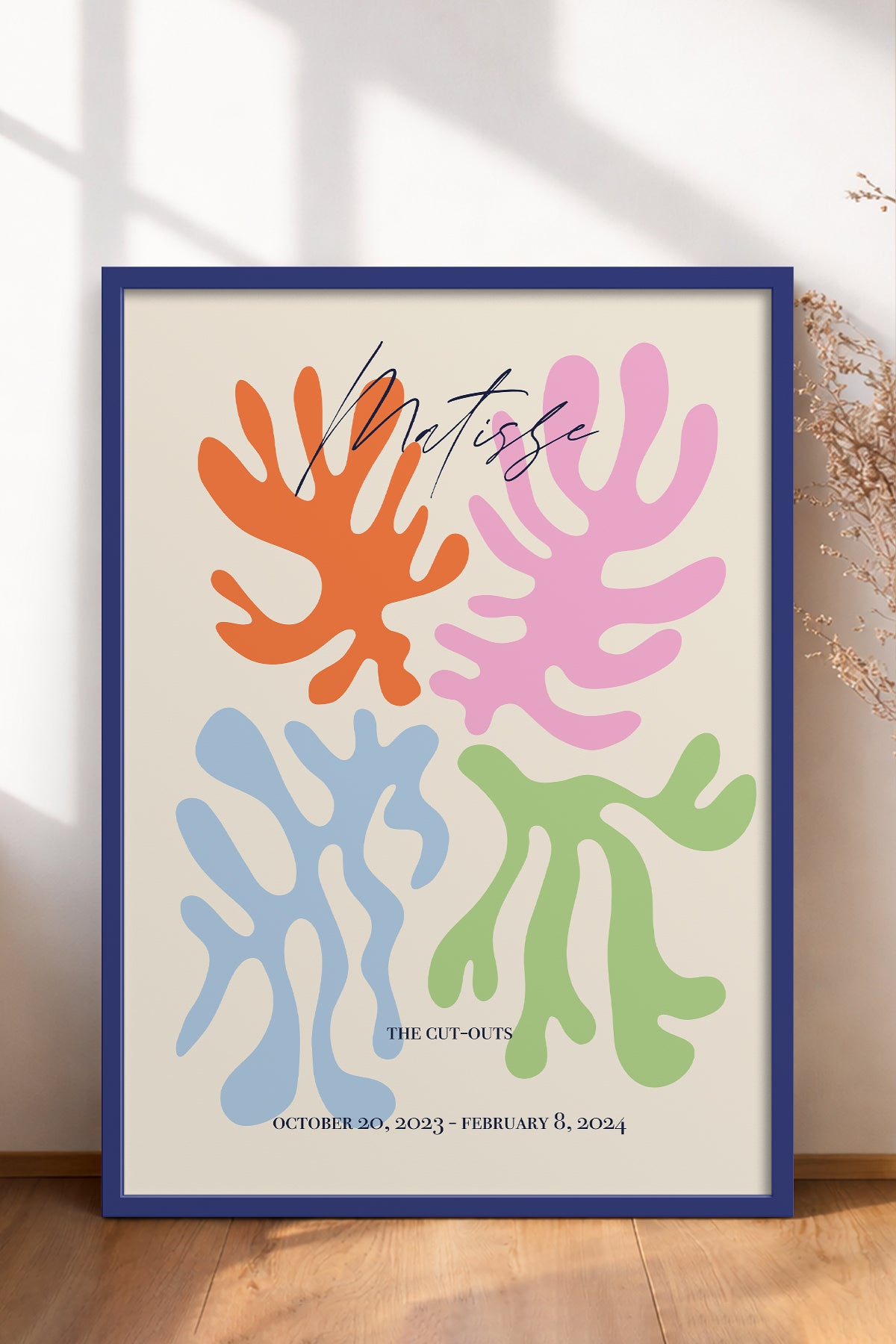 HOMEPACK Ahşap Çerçeveli Tablo Çerçeveli Poster Sanatsal Modern Duvar Dekoru ABSTRACT-97