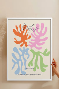 HOMEPACK Ahşap Çerçeveli Tablo Çerçeveli Poster Sanatsal Modern Duvar Dekoru ABSTRACT-97