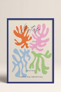 HOMEPACK Ahşap Çerçeveli Tablo Çerçeveli Poster Sanatsal Modern Duvar Dekoru ABSTRACT-97