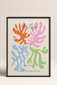 HOMEPACK Ahşap Çerçeveli Tablo Çerçeveli Poster Sanatsal Modern Duvar Dekoru ABSTRACT-97