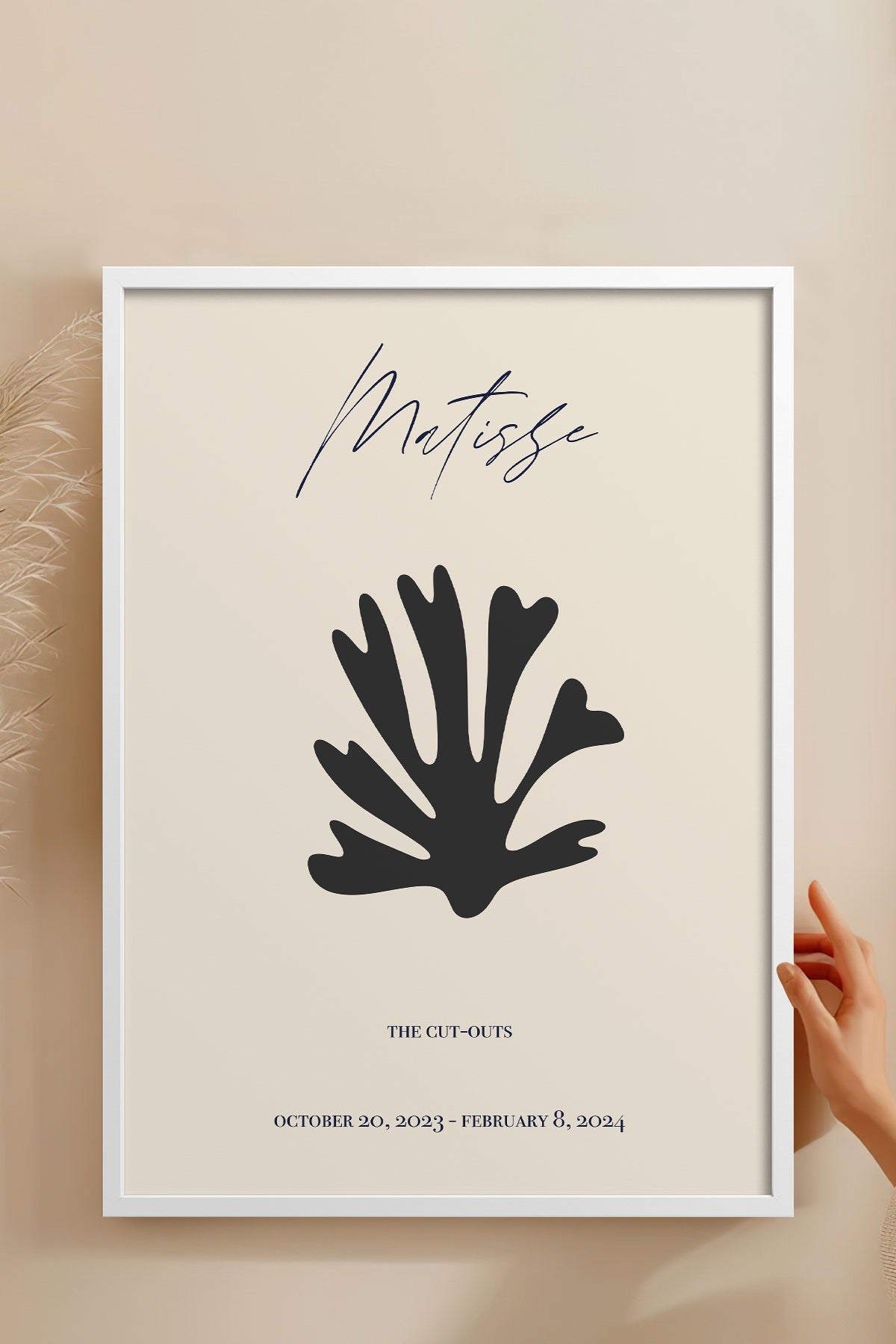 HOMEPACK Ahşap Çerçeveli Tablo Çerçeveli Poster Sanatsal Modern Duvar Dekoru ABSTRACT-98