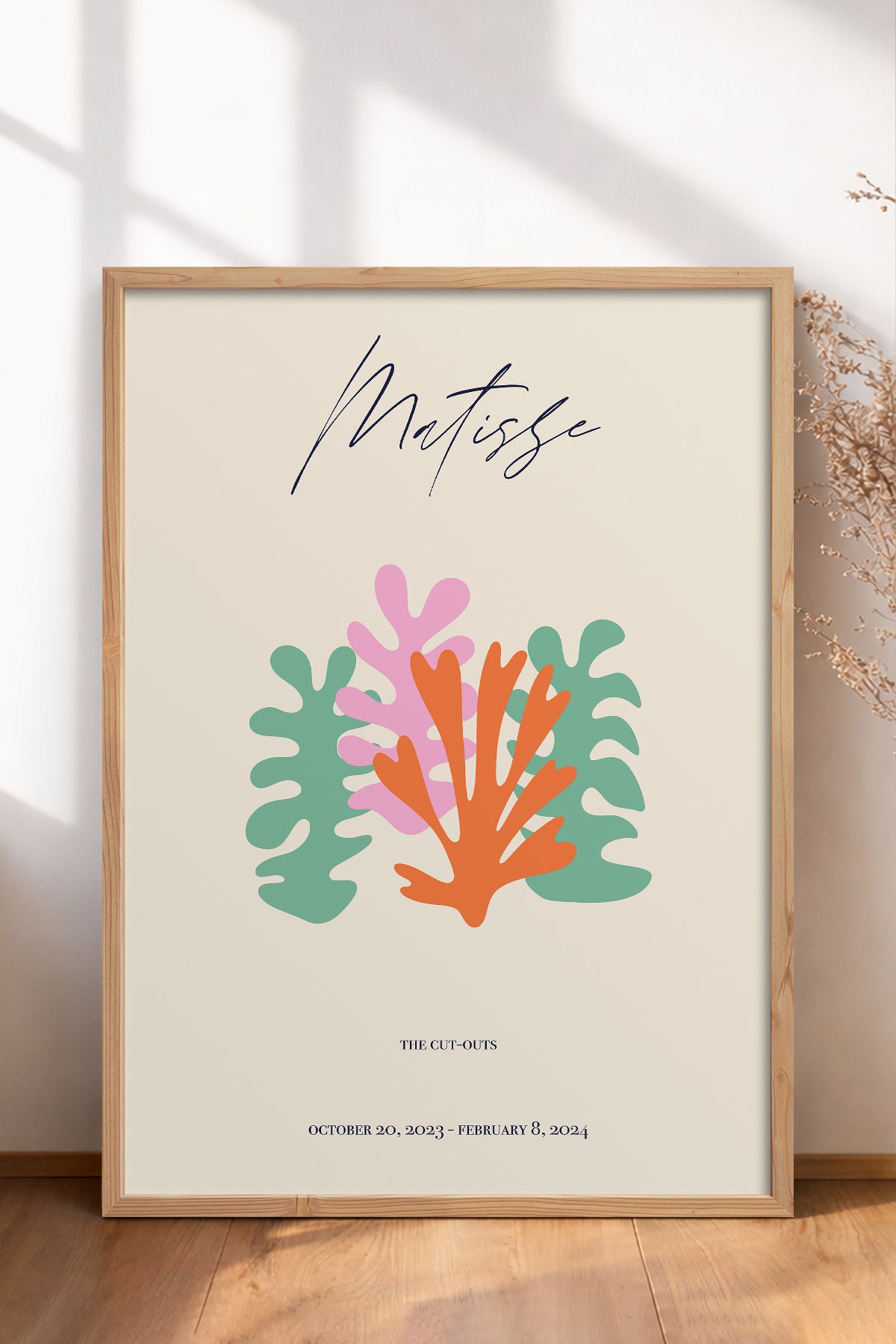 HOMEPACK Ahşap Çerçeveli Tablo Çerçeveli Poster Sanatsal Modern Duvar Dekoru ABSTRACT-99