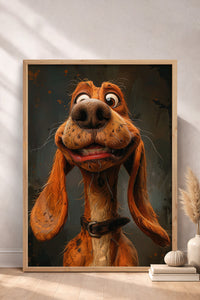 HOMEPACK Uzun Kulaklı Dachshund Tablo  BEK-8612